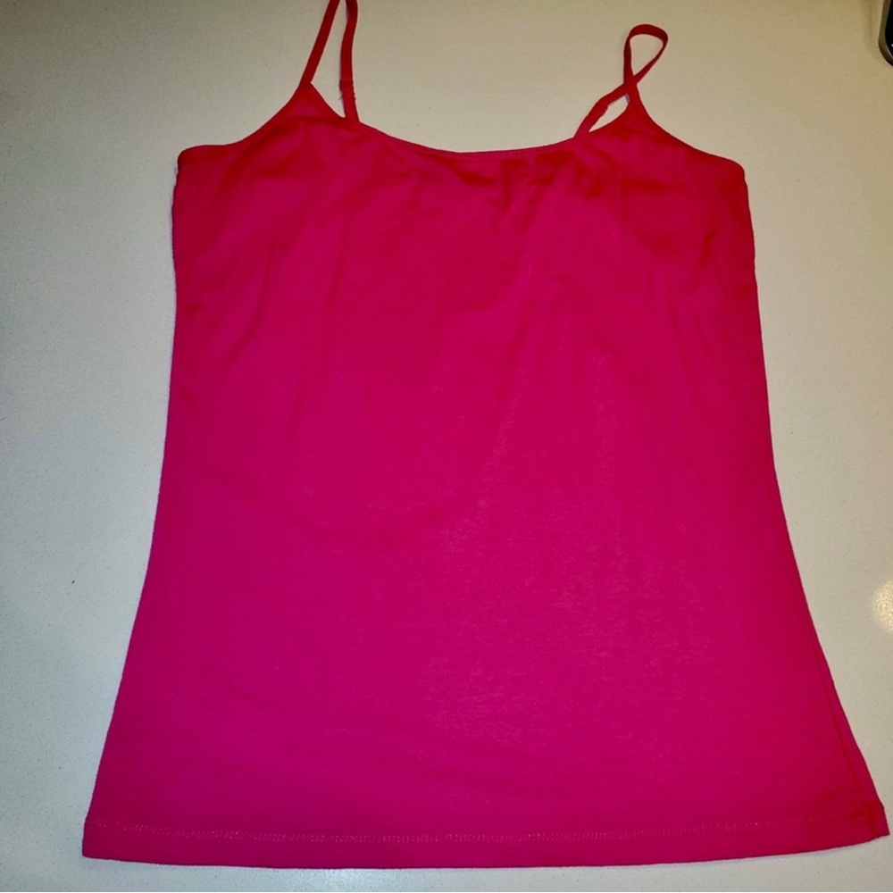 Women's Pink Spaghetti Strap Top